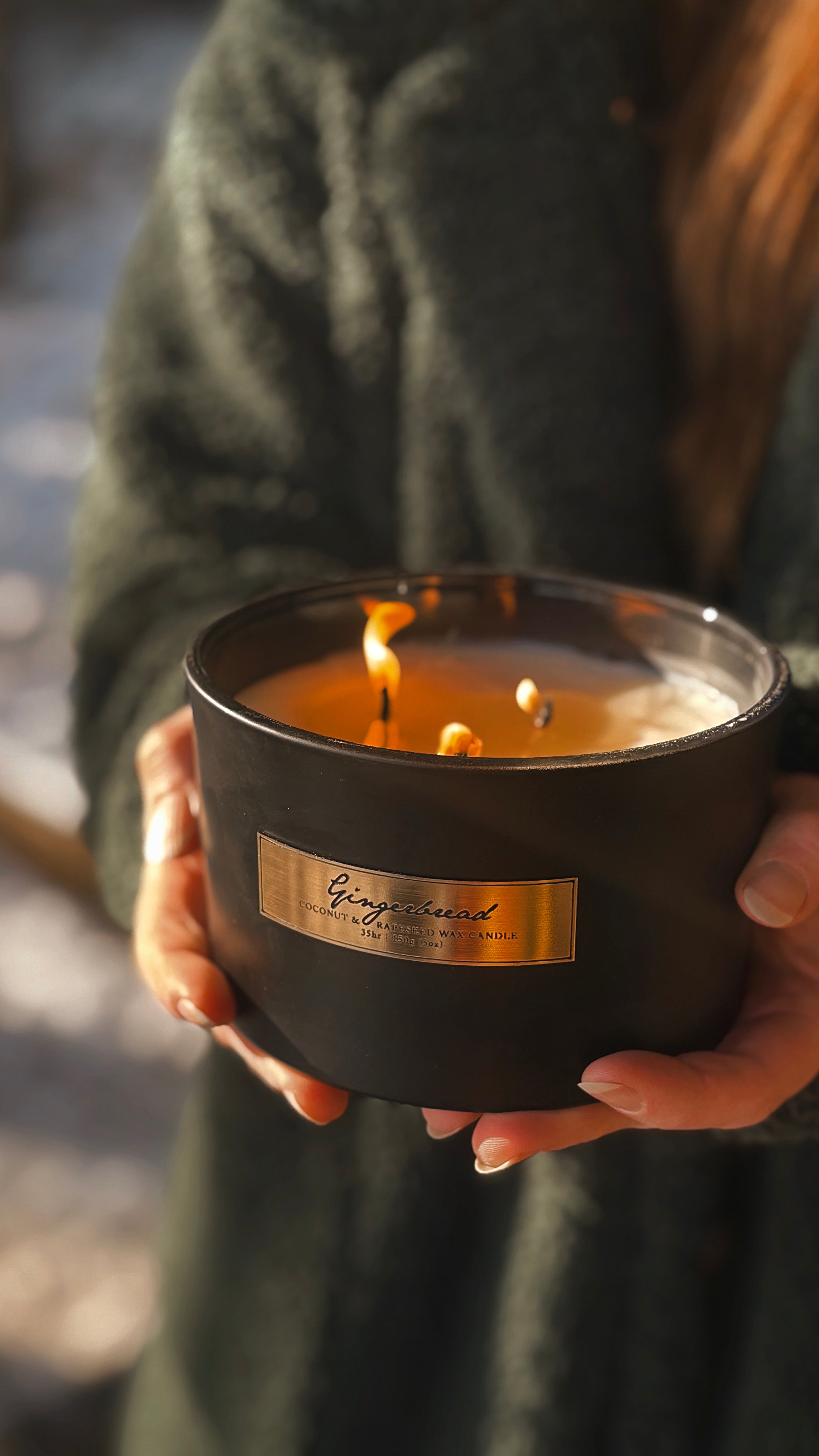 Gingerbread Mood Setting Candle.