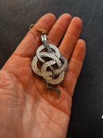 Load image into Gallery viewer, Sophia Snake Drop Earrings
