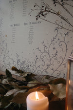 Load image into Gallery viewer, The Lovers Tarot Wedding Seating Plan | The Whitby Collection
