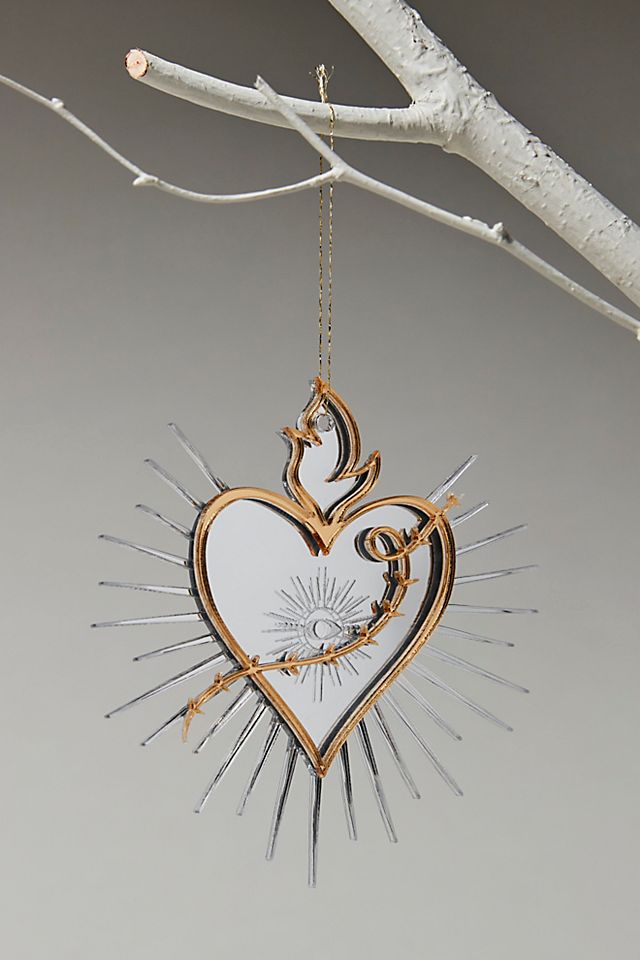 Sacred Heart Christmas Tree Ornament