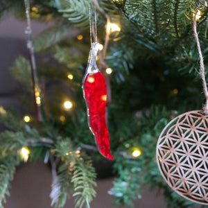 Chilli Pepper Christmas Tree Ornaments