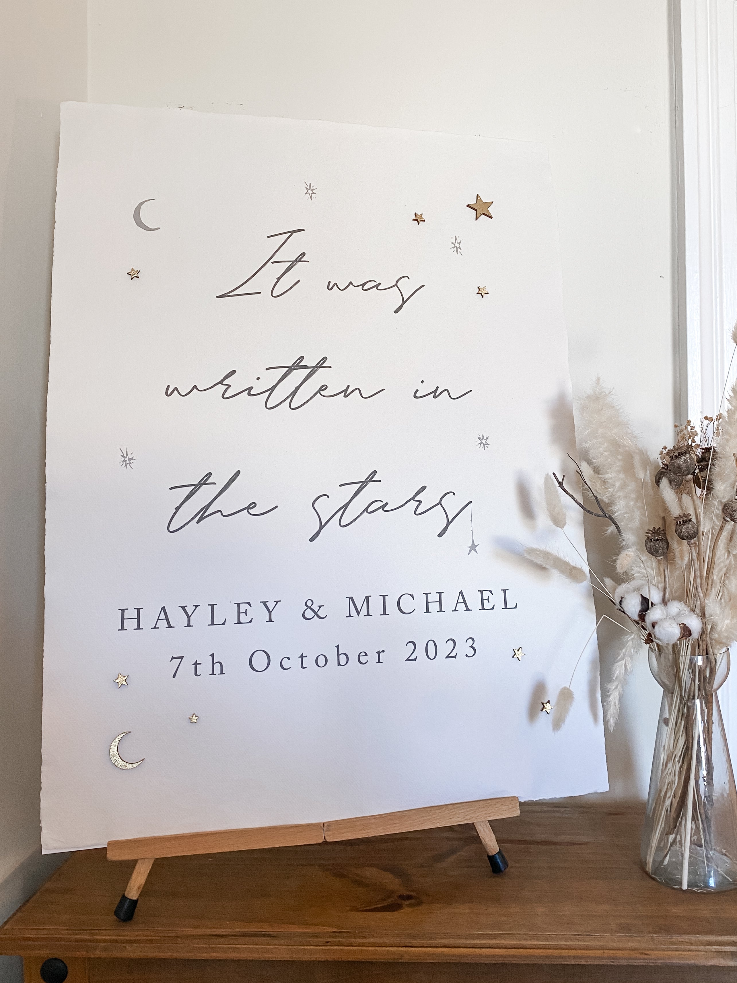 Litton Collection Celestial Wedding Sign