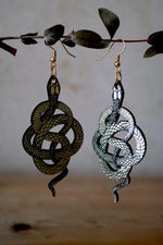 Load image into Gallery viewer, Sophia Snake Drop Earrings
