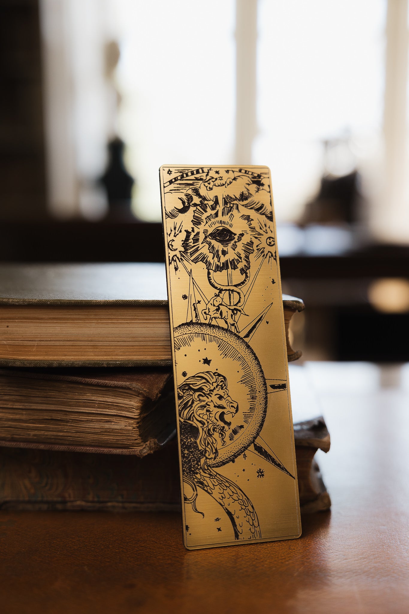 Mystical Eye and Lion Bookmark