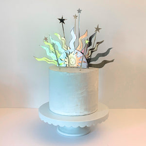 Dramatic Sun Cake Topper