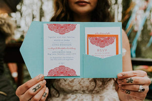 Wedding invitation sample