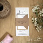 Load image into Gallery viewer, Wedding invitation sample
