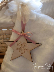 Personalised Christmas Star