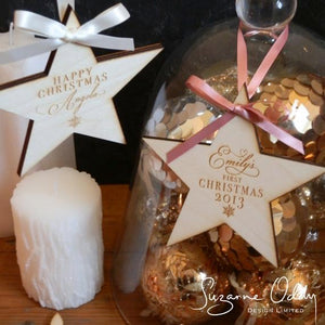 Personalised Christmas Star
