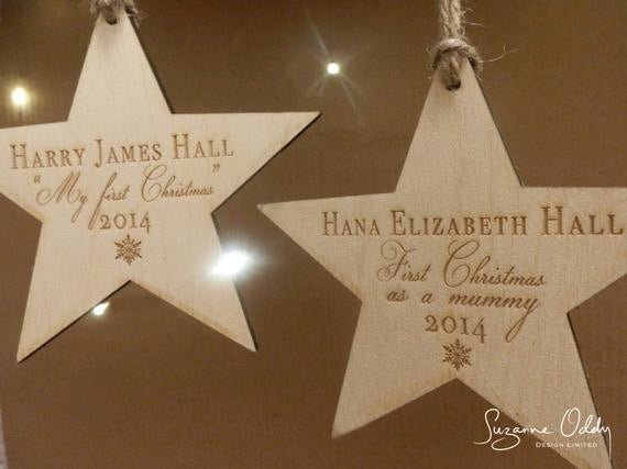 Personalised Christmas Star