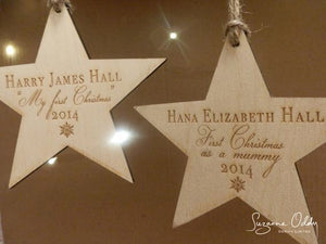 Personalised Christmas Star