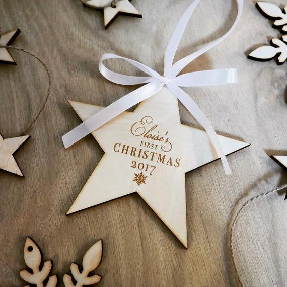 Personalised Christmas Star