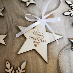 Personalised Christmas Star
