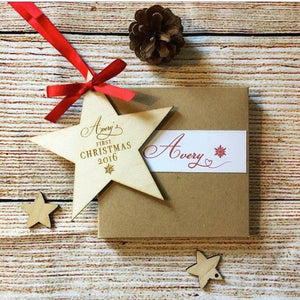 Personalised Christmas Star