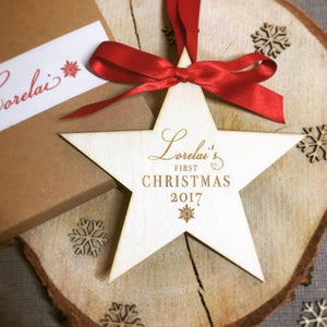 Personalised Christmas Star