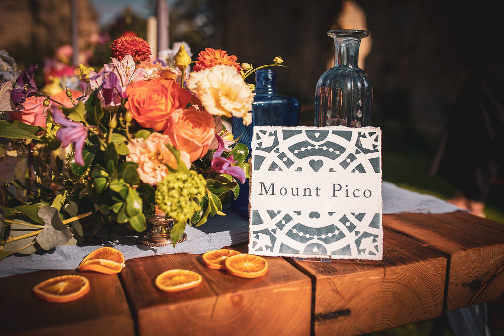 Ripon Collection Mediterranean tile table numbers