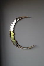 Load image into Gallery viewer, crescent moon shaped mirror
