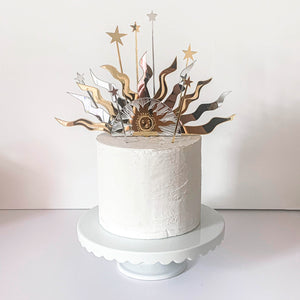 Dramatic Sun Cake Topper