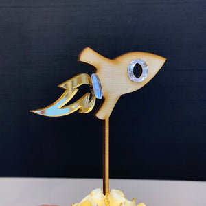 Little Rocket Cake Topper