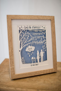 Personalised Anniversary Paper-Cut