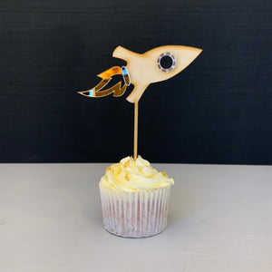Little Rocket Cake Topper