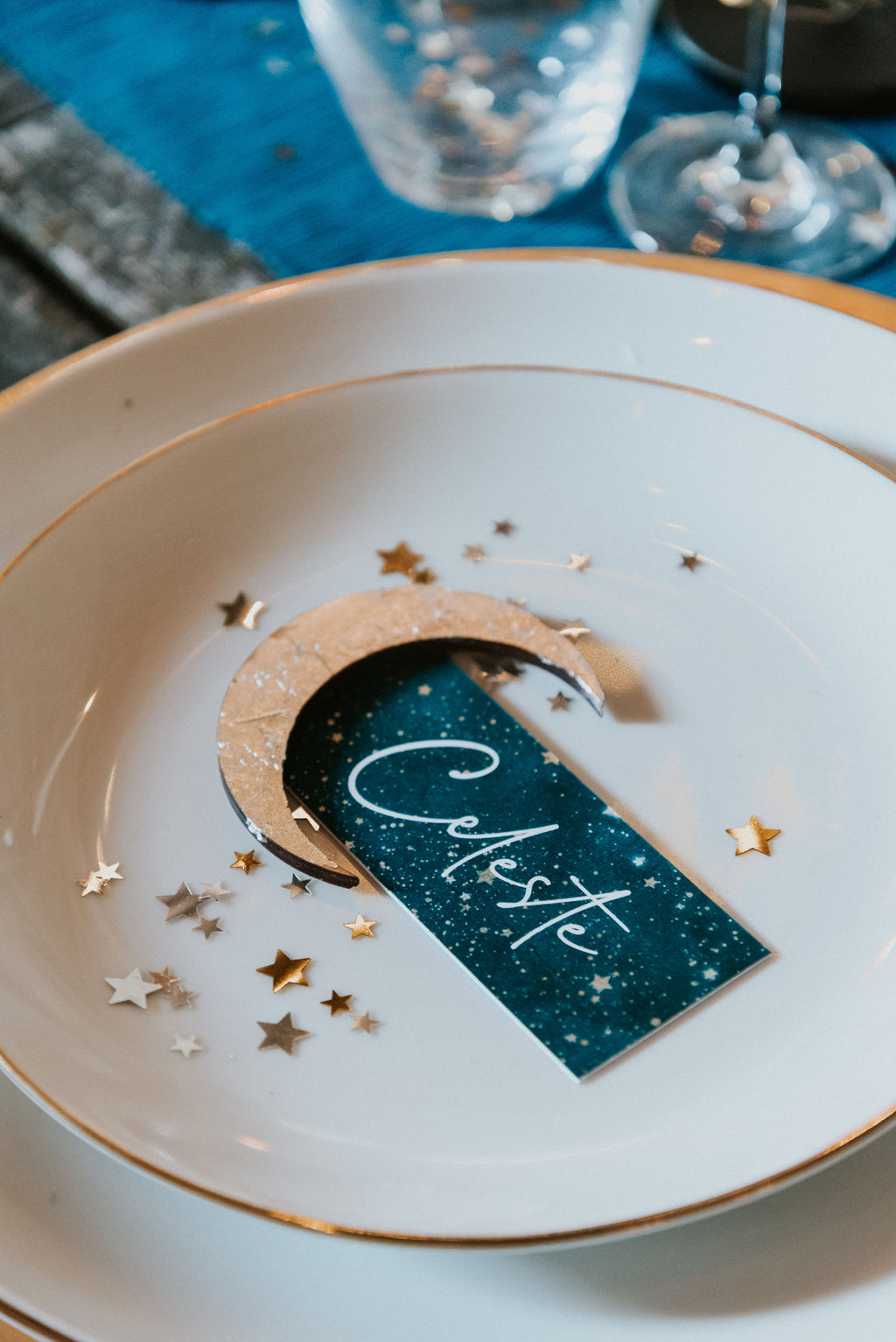  celestial place names with gold moon