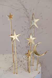 Star Shower Celestial Cake Topper