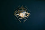 Load image into Gallery viewer, All seeing eye shaped mirror.
