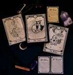 Load image into Gallery viewer, 3 decorative tarot cards in a gift set
