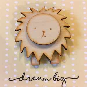 new baby card, dream big, yellow baby card, lion baby, gender neutral card, baby congratulations card, personalised baby card