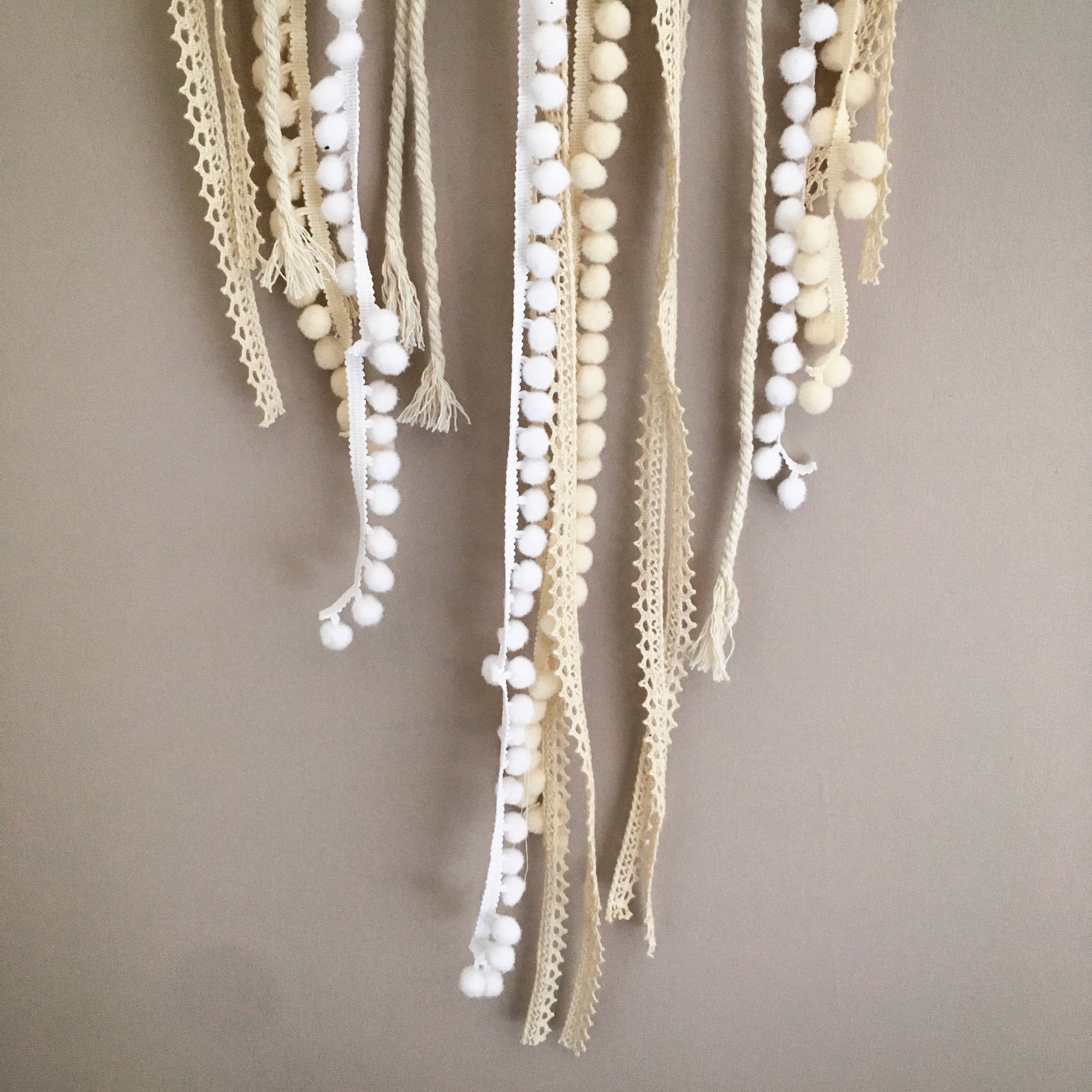 Dreamcatcher, dream catcher, bedroom decor, white nursery, bohemian home, bohemian, modern dream catcher, wall hanging, boho decor, macrame
