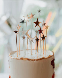 Star Shower Celestial Cake Topper