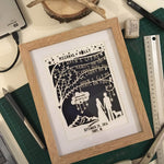 Load image into Gallery viewer, A personalised marriage themed papercut gift.
