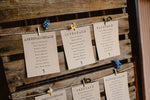 Load image into Gallery viewer, Floral wedding table seating plan
