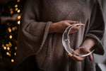 Load image into Gallery viewer, Small Crescent Moon Wall Mirror
