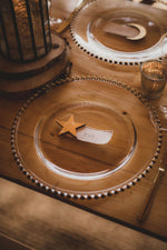 Load image into Gallery viewer, A ripped edge place name with a gold metallic star accent

